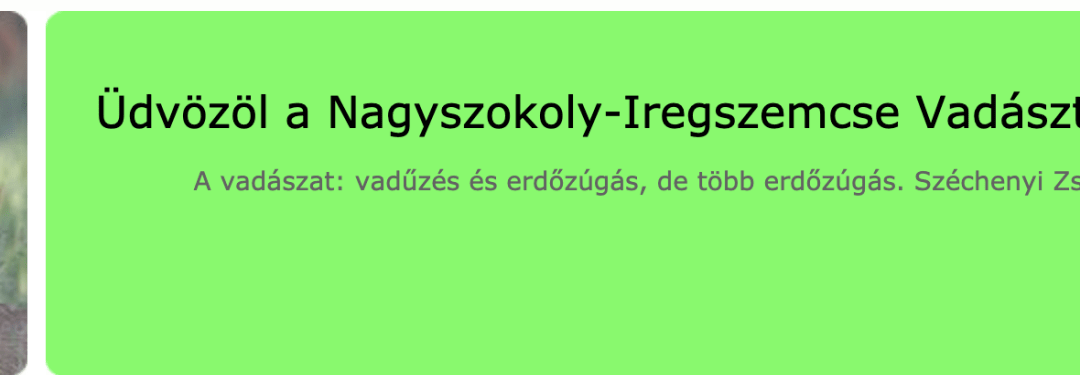 Nagyszokoly-Iregszemcse Hunting Co. – Hungary, Somogy county